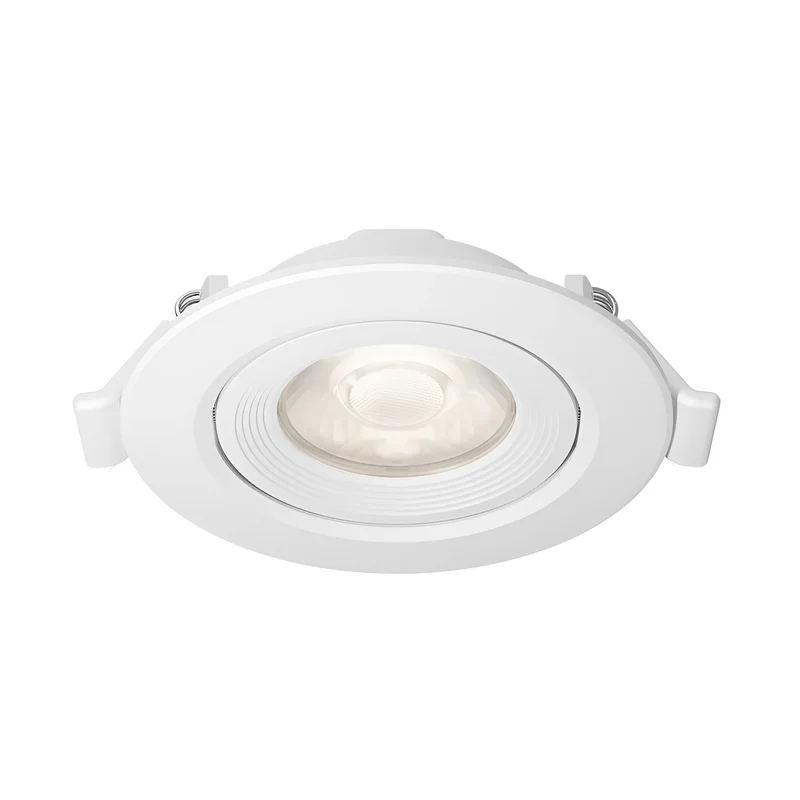 Braytron LED Einbaustrahler 5W Deckenspot Einbauspot Rund Weiß 3IN1 Farbtemperatur 3000K/4000K/6500K 450 Lumen Ø90mm Einbauöffnung 75mm SPOTLED G1 – Ansicht 3