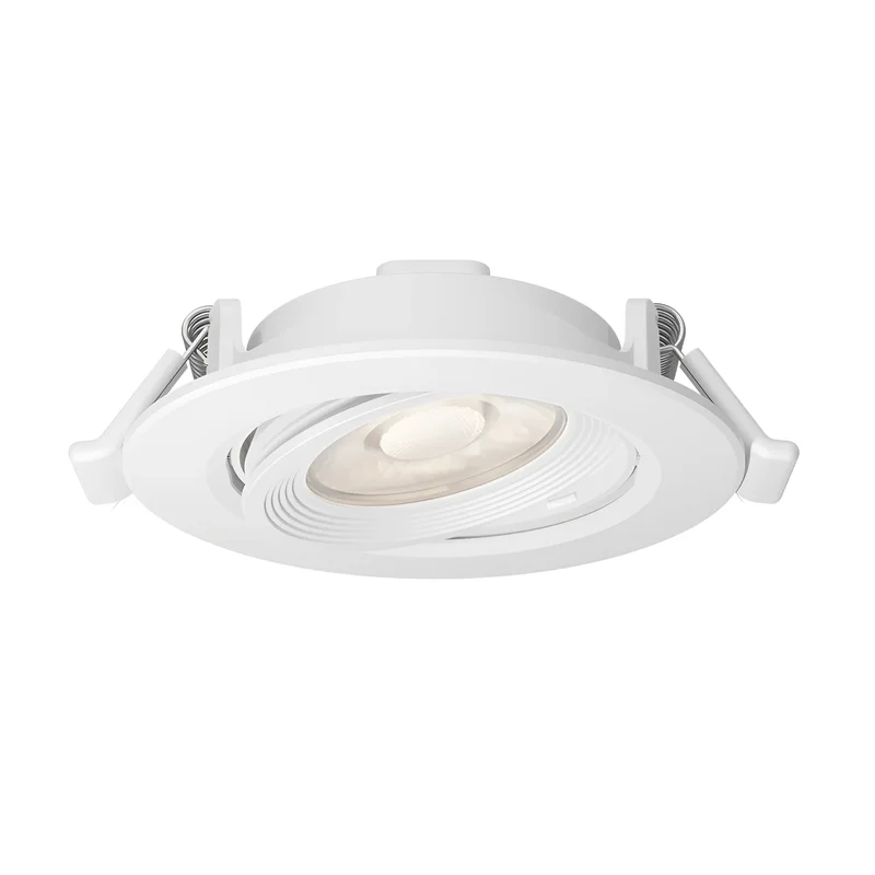 Braytron LED Einbaustrahler 5W Deckenspot Einbauspot Rund Weiß 3IN1 Farbtemperatur 3000K/4000K/6500K 450 Lumen Ø90mm Einbauöffnung 75mm SPOTLED G1 – Ansicht 4